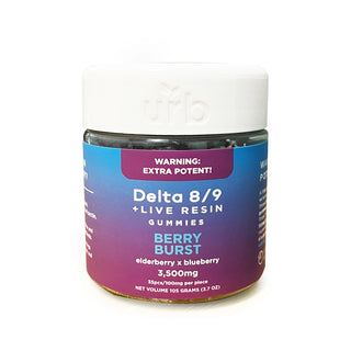 D8 Rhc Gummies D8/D9 THC Gummies 3500MG - URB