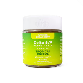 D8 Rhc Gummies D8/D9 THC Gummies 3500MG - URB