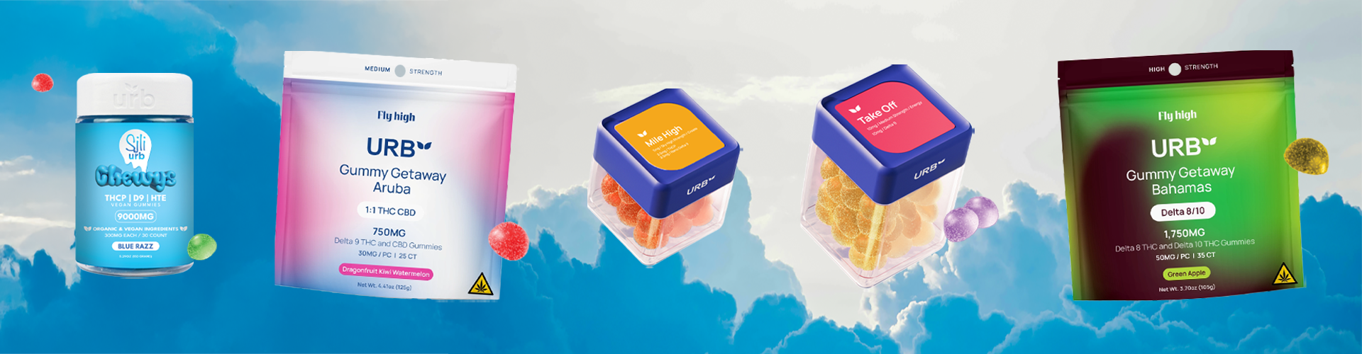 URB Edible Gummies Collection