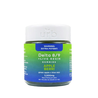 D8 Rhc Gummies D8/D9 THC Gummies 3500MG - URB