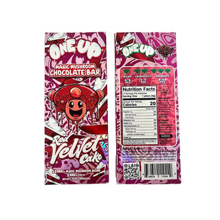 One Up Amanita Magic Mushroom Chocolate Bar