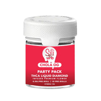 Sili x Urb THCA Snow Capped Rose Palm Bleezy