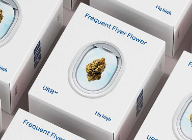 THCA Frequent Flyer Flower product packaging