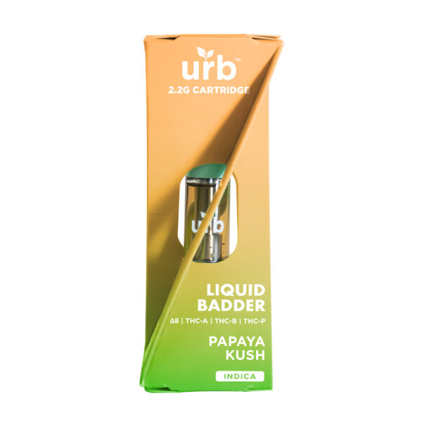 Liquid Badder Cartridge 2.2ML - Papaya Kush | Urb