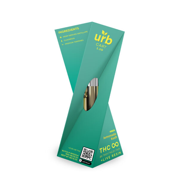 THC Infinity Cartridge 2.2ML - Lemonade Kush | Urb
