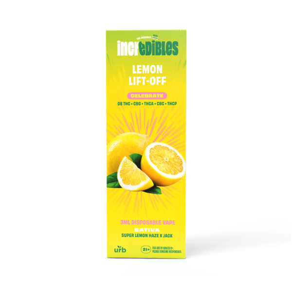 incredibles Lemon Lift-Off 3ML Vape | Urb
