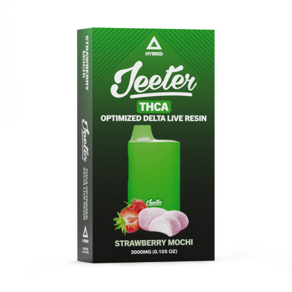 Jeeter Optimized Live Resin Disposable 3ML - Strawberry Mochi | Urb