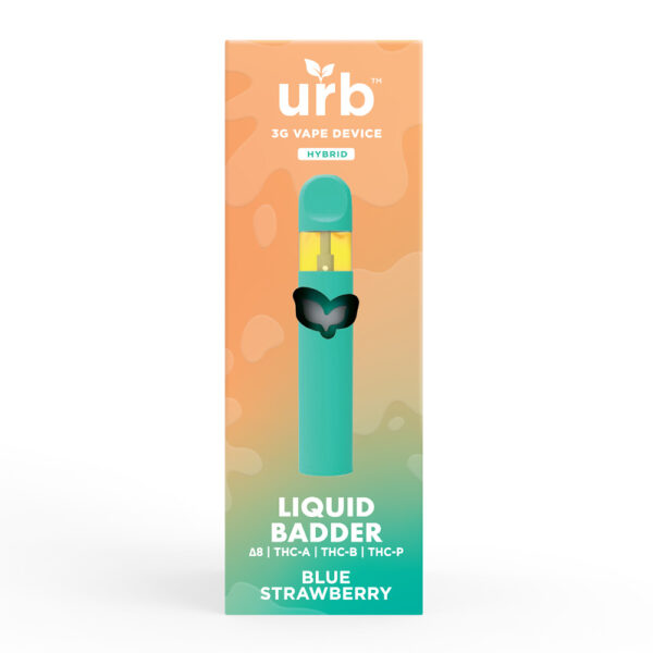 Liquid Badder Disposable 3ML - Blue Strawberry | Urb
