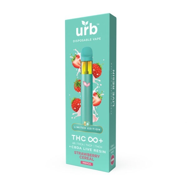 THC Infinity+ Disposable 3ML - Strawberry Cereal | Urb