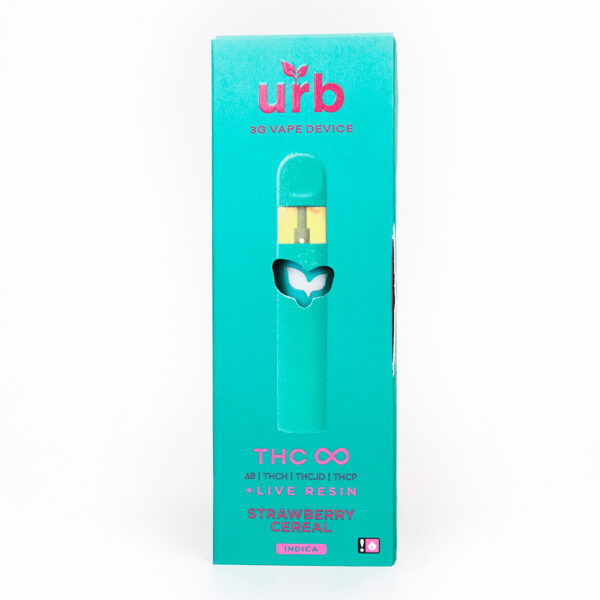 THC Infinity Disposable 3ML - Strawberry Cereal | Urb