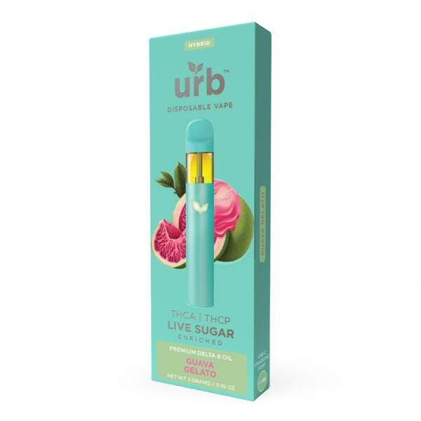 THCA Live Sugar Disposable 3ML - Guava Gelato | Urb