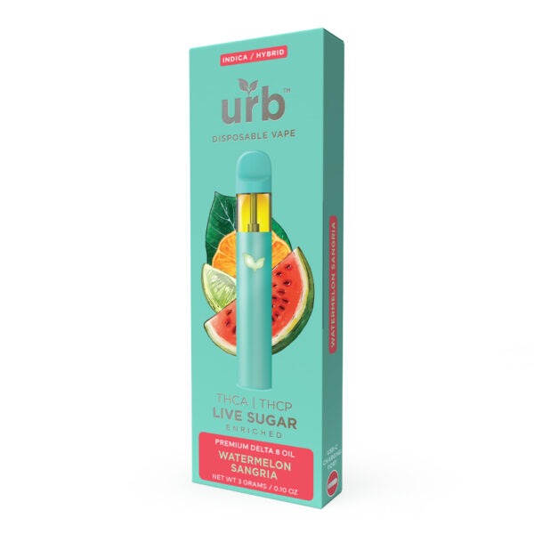 THCA Live Sugar Disposable 3ML - Watermelon Sangria | Urb