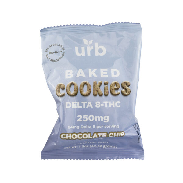 D8 Baked Cookies 250MG - Chocolate Chip | Urb