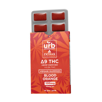 D9 THC Gummies 100MG - Blood Orange | Urb