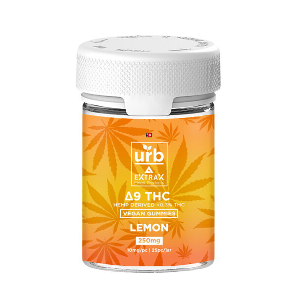 D9 THC Gummies 250MG - Lemon | Urb