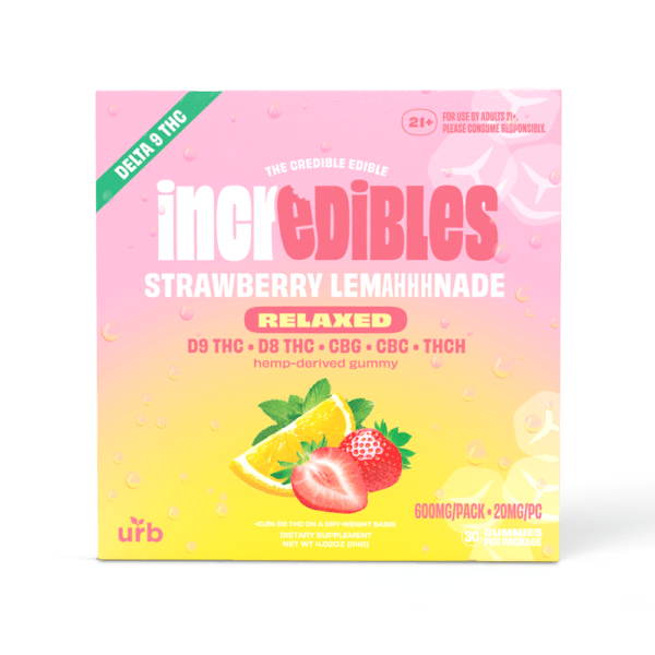 incredibles 20mg Strawberry Lemahhhnade Gummies | Urb