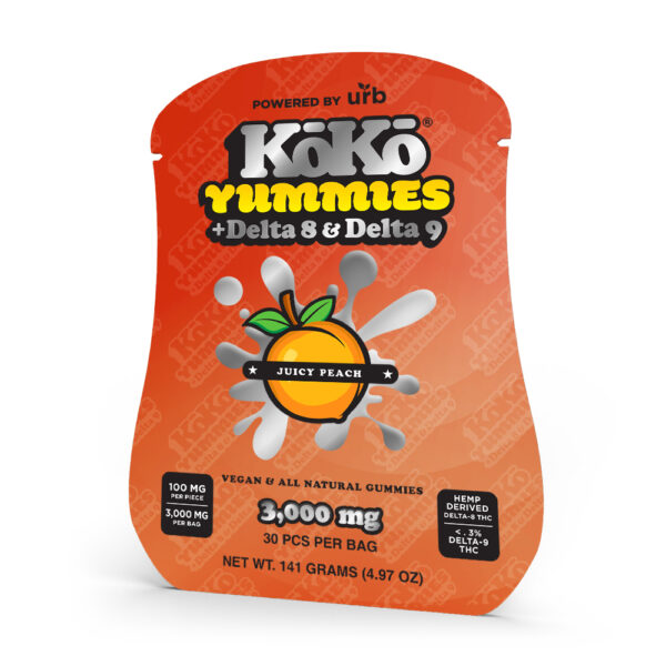 Koko Yummies 3000MG - Juicy Peach | Urb