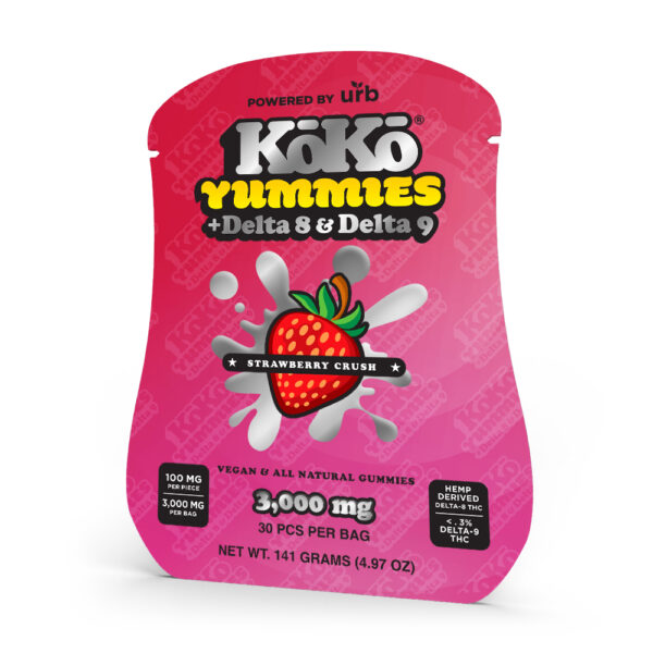 Koko Yummies 3000MG - Strawberry Crush | Urb