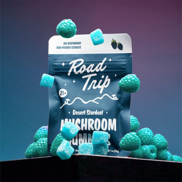 Road Trip Desert Stardust Mushroom Gummies - Blueberry | Urb