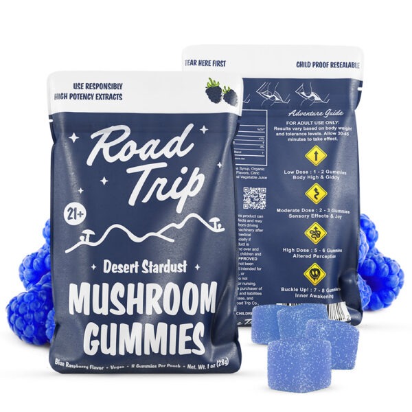 Road Trip Desert Stardust Mushroom Gummies - Blueberry | Urb